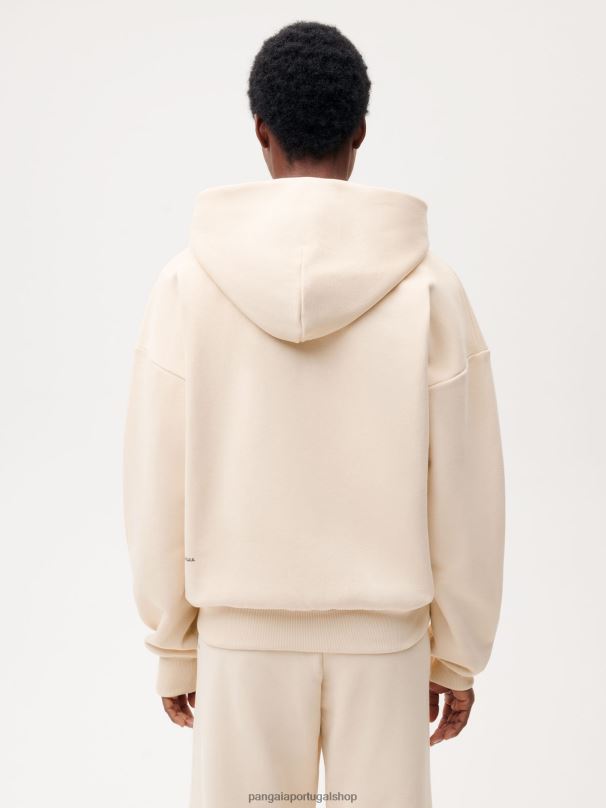 moletom com zíper de ajuste largo mulheres Pangaia JJJ8D48 areia roupas