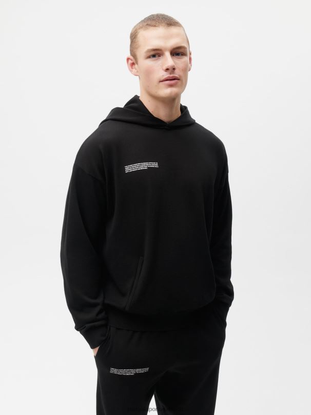 moletom de malha de algodão orgânico mulheres Pangaia JJJ8D53 preto roupas