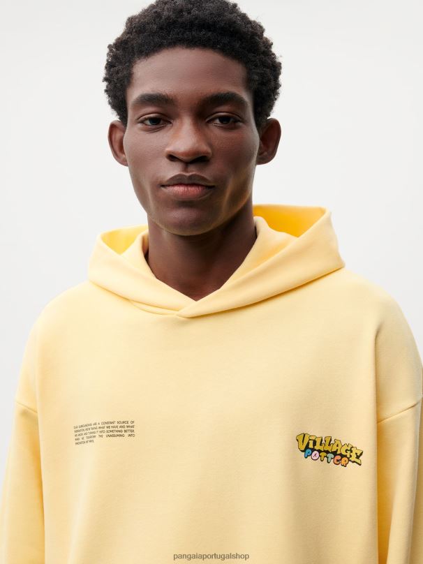 moletom x roberto lugo 365 mulheres Pangaia JJJ8D58 botão de ouro amarelo roupas