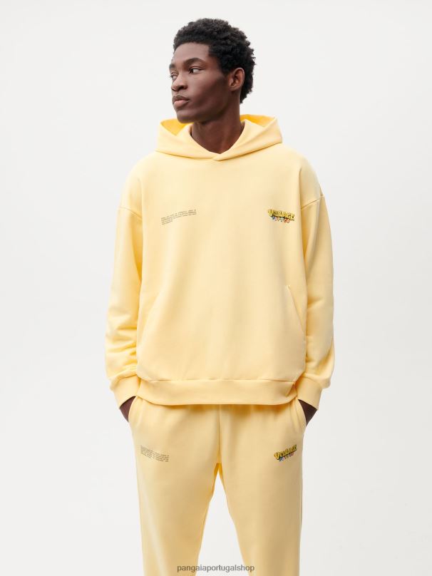 moletom x roberto lugo 365 mulheres Pangaia JJJ8D64 botão de ouro amarelo roupas