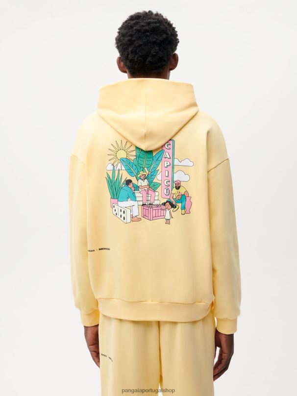 moletom x roberto lugo 365 mulheres Pangaia JJJ8D64 botão de ouro amarelo roupas