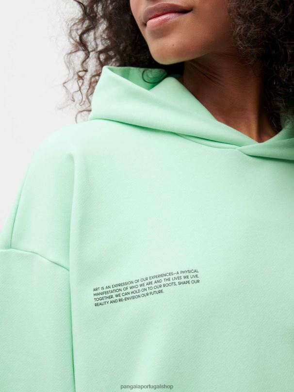 moletom x roberto lugo 365 mulheres Pangaia JJJ8D68 lagoa azul roupas