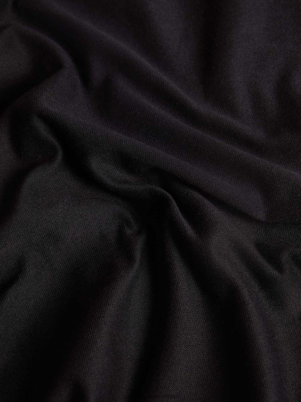 top loungewear de algodão orgânico com fibra C mulheres Pangaia JJJ8D66 preto roupas