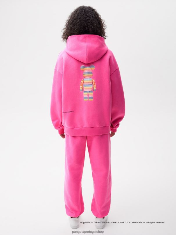 x haroshi be@rbrick moletom de algodão reciclado mulheres Pangaia JJJ8D72 flamingo rosa roupas