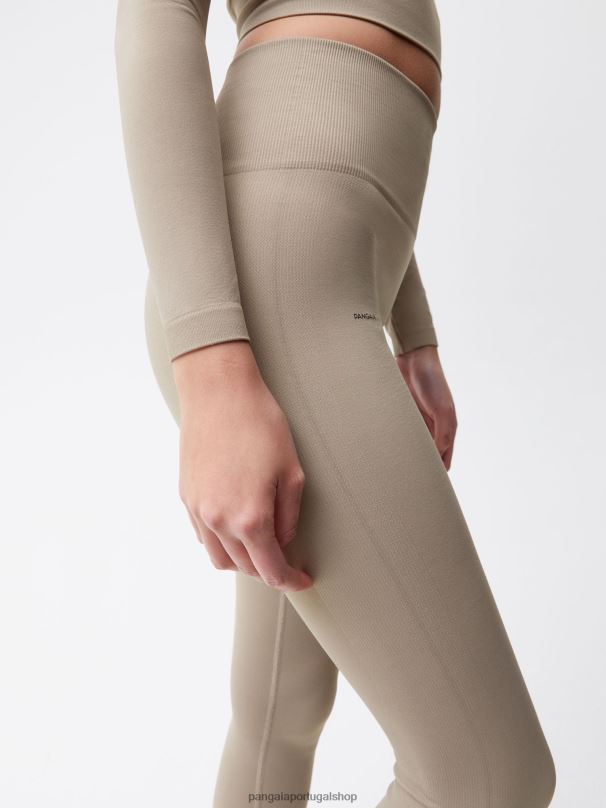 leggings de movimento mulheres Pangaia JJJ8D406 taupe roupas