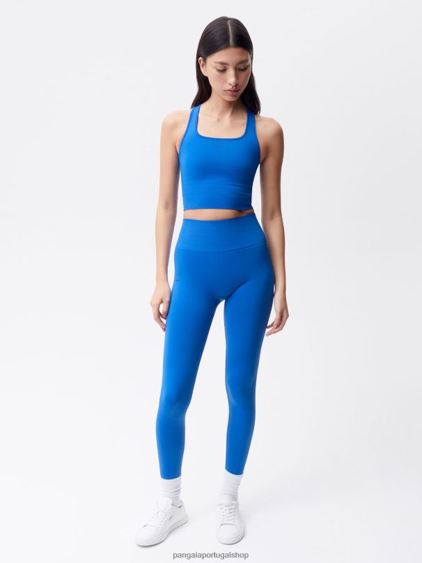 leggings de movimento mulheres Pangaia JJJ8D409 azul cobalto roupas