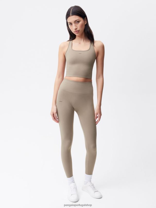regata com nervuras de movimento mulheres Pangaia JJJ8D179 taupe roupas