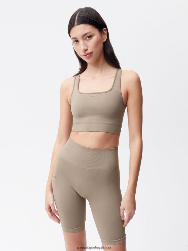 sutiã esportivo de movimento mulheres Pangaia JJJ8D407 taupe roupas