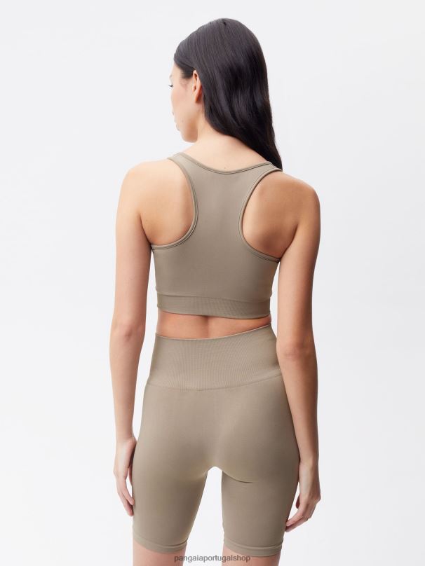 sutiã esportivo de movimento mulheres Pangaia JJJ8D407 taupe roupas