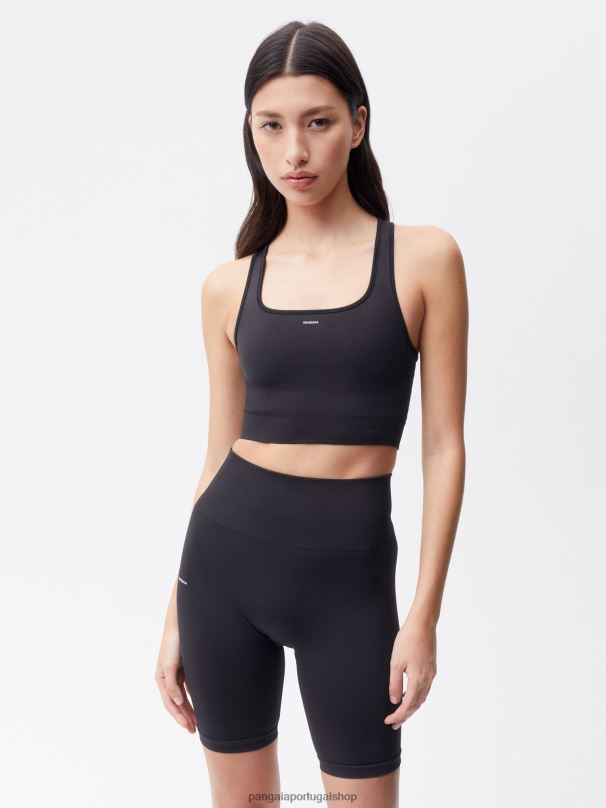 sutiã esportivo de movimento mulheres Pangaia JJJ8D411 preto roupas