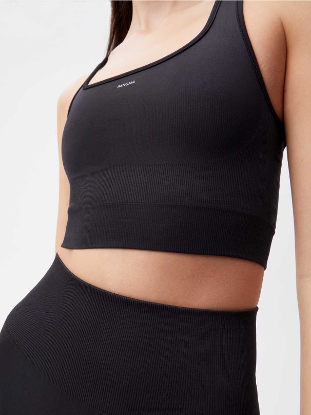sutiã esportivo de movimento mulheres Pangaia JJJ8D411 preto roupas