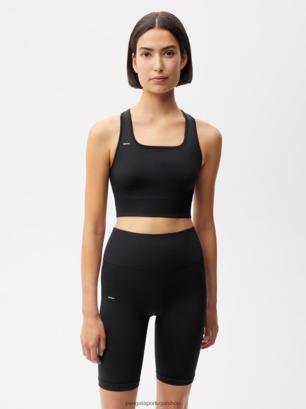 sutiã esportivo de movimento mulheres Pangaia JJJ8D412 preto roupas