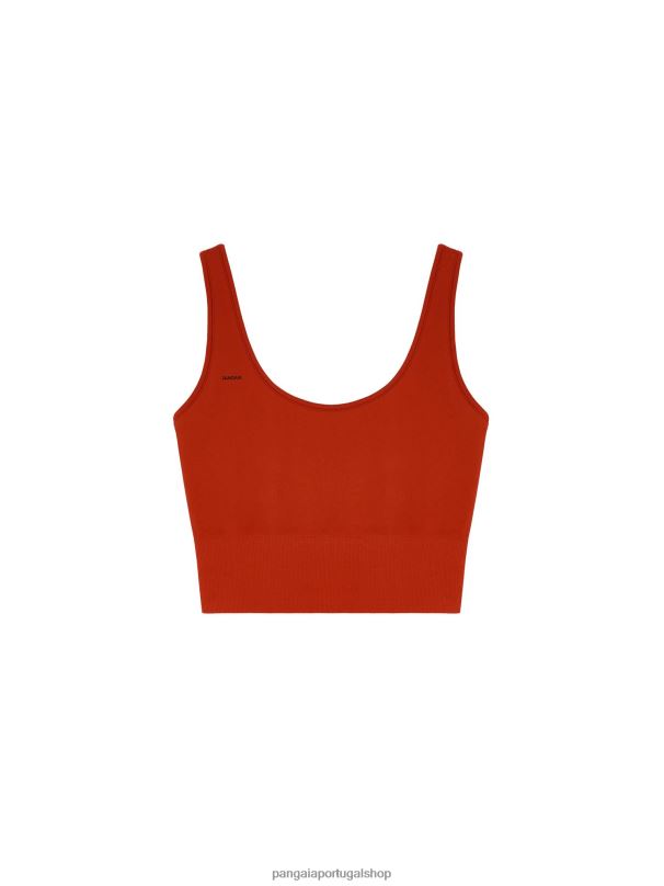 top de movimento x tanque mulheres Pangaia JJJ8D423 jaspe vermelho roupas