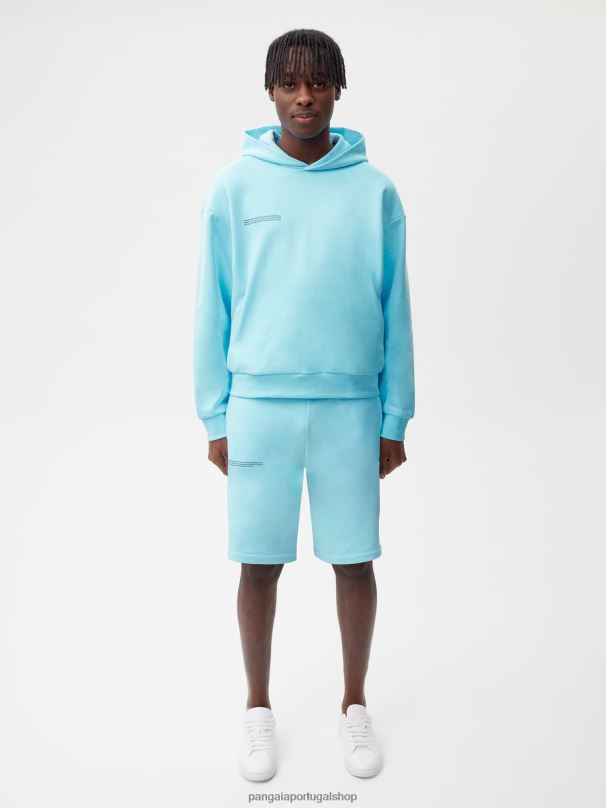 365 shorts longos mulheres Pangaia JJJ8D256 azul celeste roupas