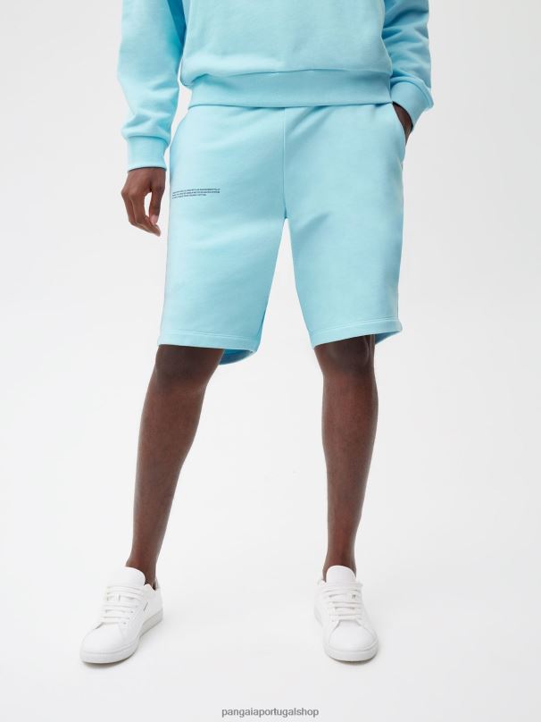 365 shorts longos mulheres Pangaia JJJ8D256 azul celeste roupas