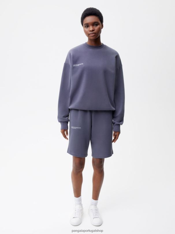 365 shorts longos mulheres Pangaia JJJ8D257 azul ardósia roupas