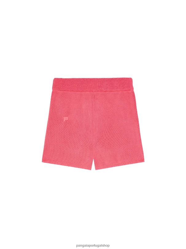 calções de tricô mulheres Pangaia JJJ8D278 lótus rosa roupas