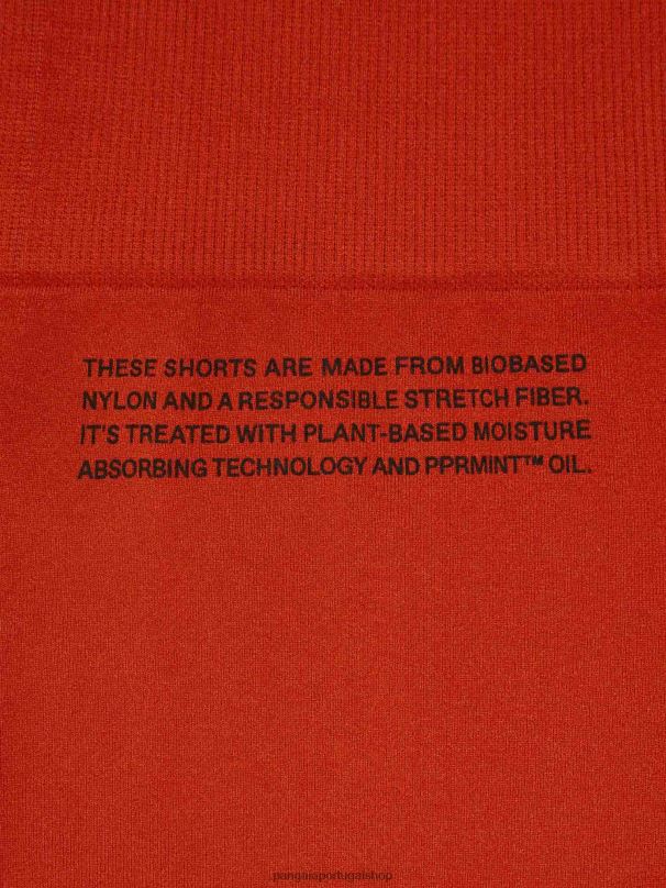 movimento x shorts mulheres Pangaia JJJ8D286 jaspe vermelho roupas