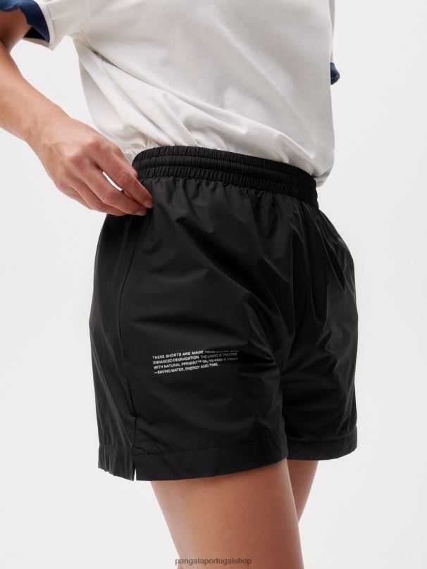 shorts de náilon de degradação aprimorada mulheres Pangaia JJJ8D239 preto roupas