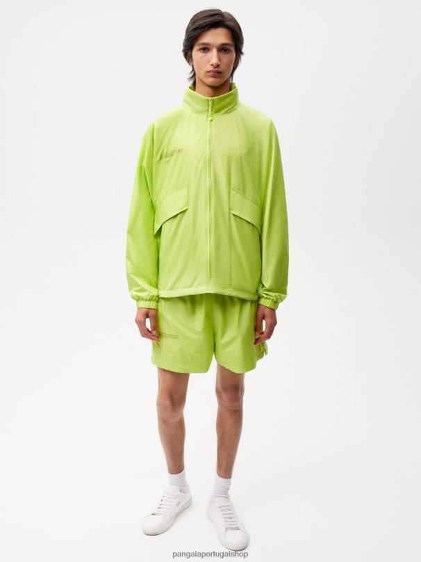 shorts de náilon de degradação aprimorada mulheres Pangaia JJJ8D271 verde limão roupas