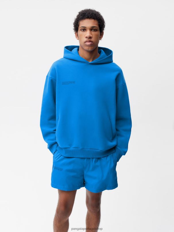 shorts de náilon reciclado mulheres Pangaia JJJ8D240 azul cerúleo roupas