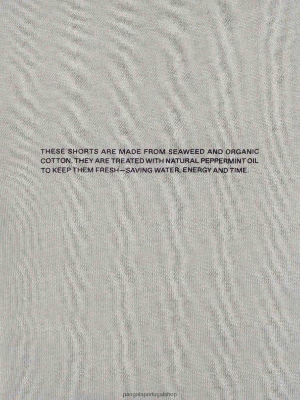 shorts de pijama de algodão orgânico com fibra c mulheres Pangaia JJJ8D434 pedra roupas