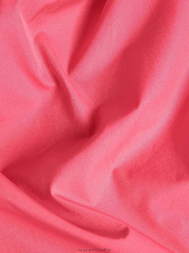 shorts elásticos de popelina de algodão orgânico mulheres Pangaia JJJ8D273 lótus rosa roupas