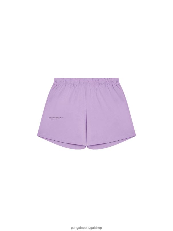 shorts soltos de pijama de algodão orgânico mulheres Pangaia JJJ8D289 orquídea roxa roupas