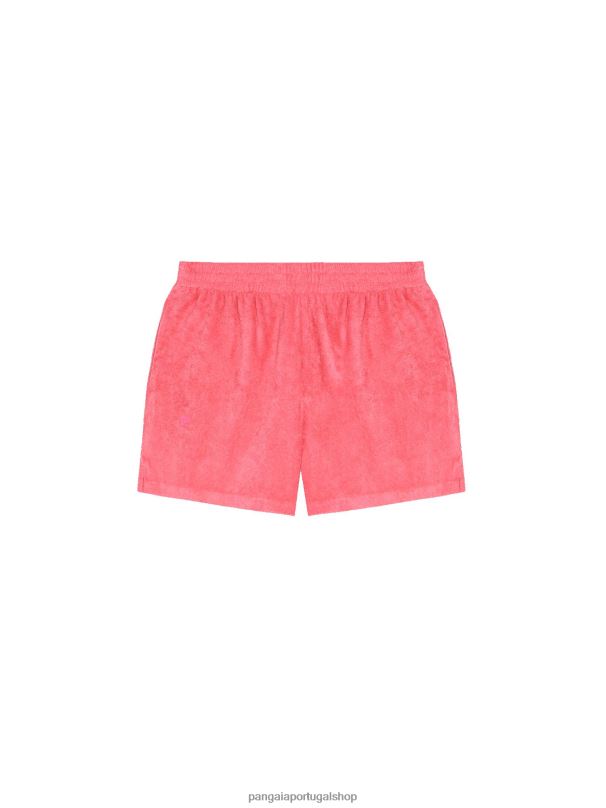 shorts toalha mulheres Pangaia JJJ8D244 lótus rosa roupas