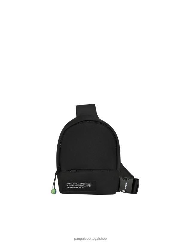 bolsa transversal de náilon unissex Pangaia JJJ8D670 preto acessórios