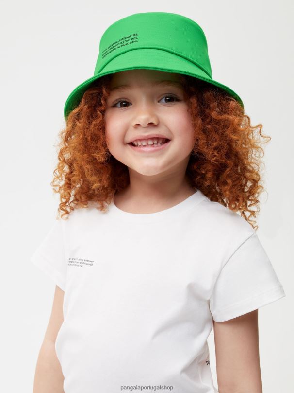 chapéu de balde de lona de cânhamo oleaginoso unissex Pangaia JJJ8D658 Jade verde acessórios