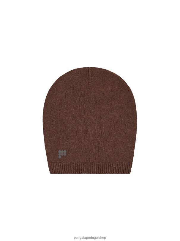 gorro de caxemira reciclado unissex Pangaia JJJ8D501 marrom castanho acessórios