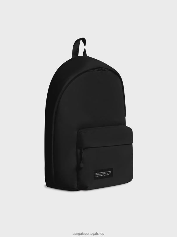 mochila acolchoada de náilon unissex Pangaia JJJ8D669 preto acessórios
