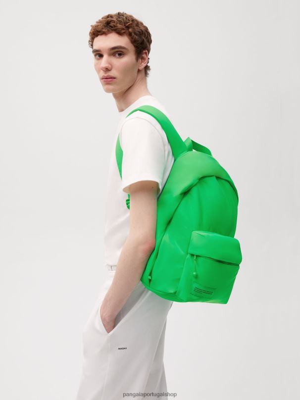 mochila acolchoada de náilon unissex Pangaia JJJ8D672 Jade verde acessórios