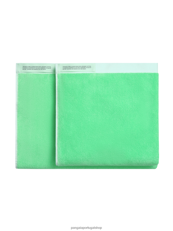 toalha de banho média unissex Pangaia JJJ8D662 lagoa verde acessórios