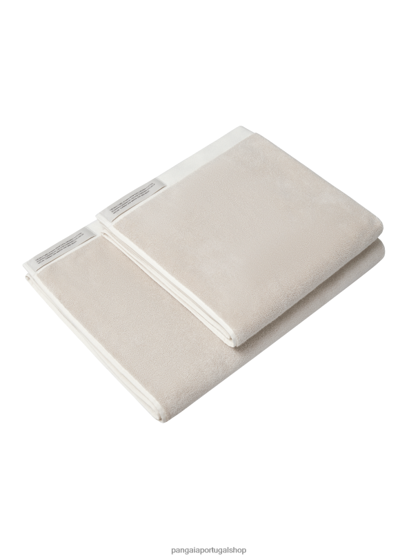 toalha de banho média unissex Pangaia JJJ8D665 calcário acessórios