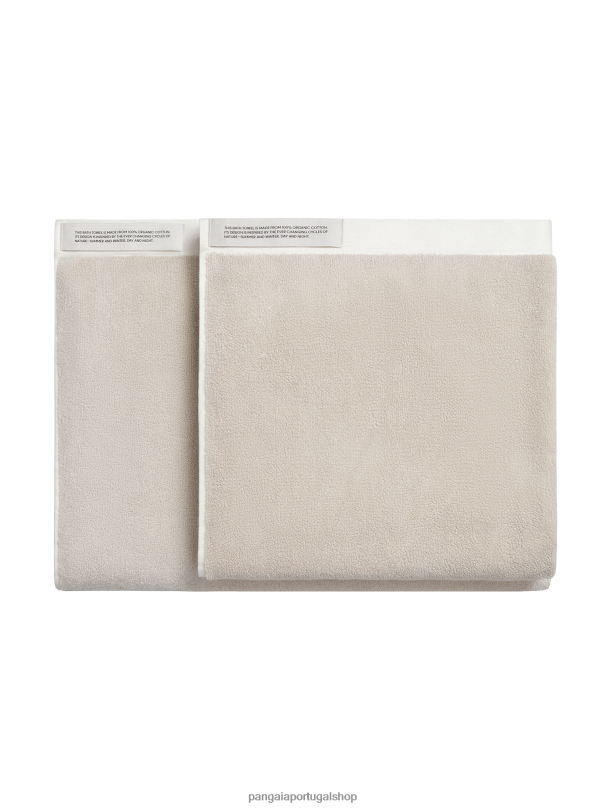toalha de banho média unissex Pangaia JJJ8D665 calcário acessórios